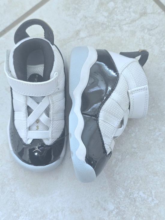 Jordan Other - Jordan Baby High-Top Sneakers in White and Black
